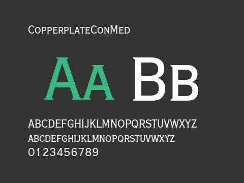 CopperplateConMed