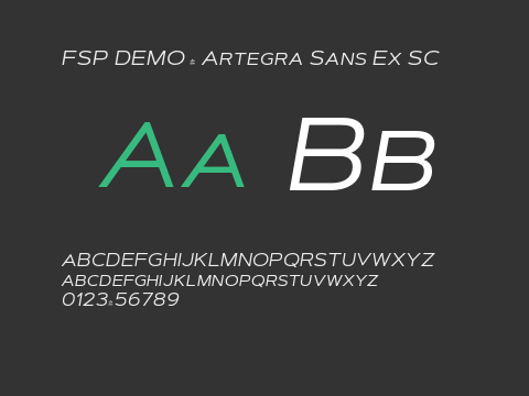 FSP DEMO - Artegra Sans Ex SC