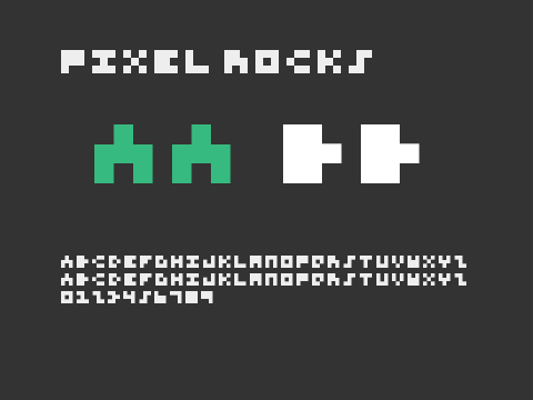 Pixel rocks