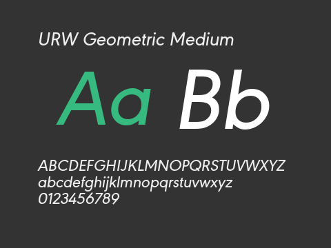 URW Geometric Medium