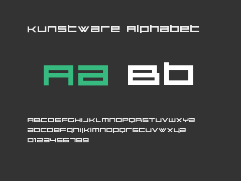 Kunstware Alphabet