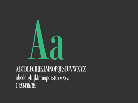 Bodoni Classic Condensed Plus