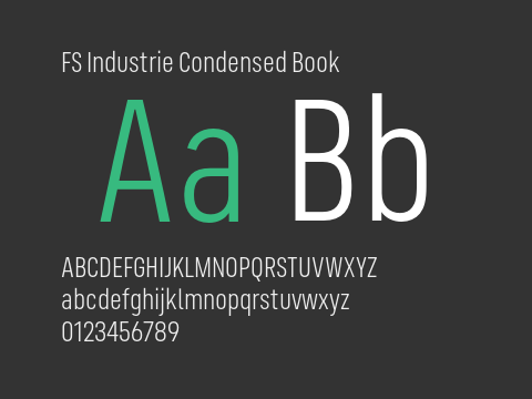 FS Industrie Condensed Book