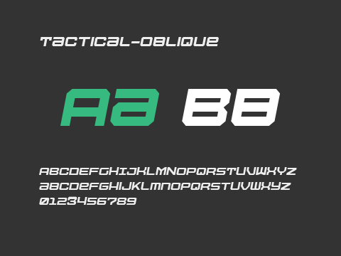 Tactical-Oblique