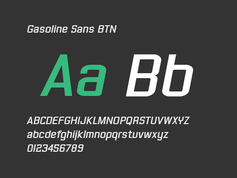 Gasoline Sans BTN