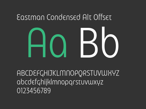 Eastman Condensed Alt Offset