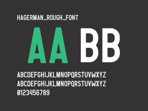 Hagerman_Rough_Font