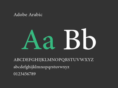 Adobe Arabic