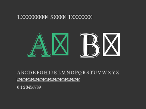 Libertinus Serif Initials