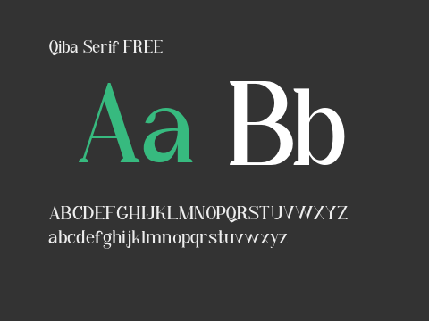 Qiba Serif FREE