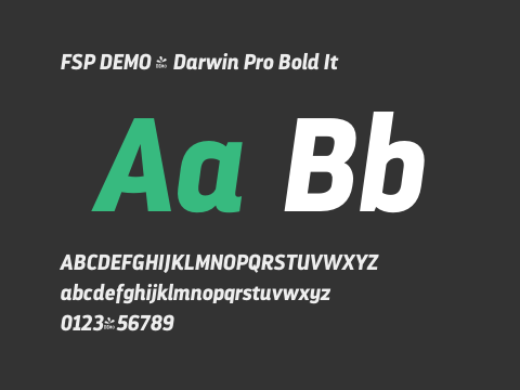 FSP DEMO - Darwin Pro Bold It