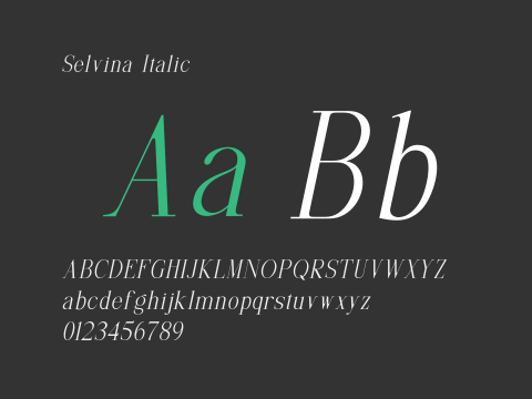 Selvina Italic