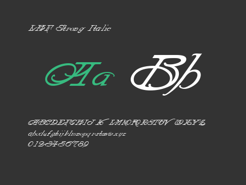 LHF Strong Italic