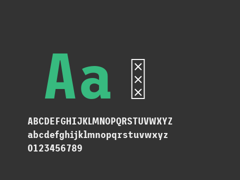 Trispace SemiCondensed SemiBold