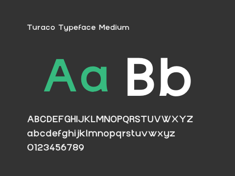 Turaco Typeface Medium