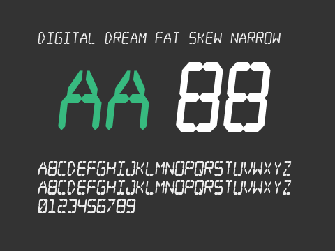 Digital dream Fat Skew Narrow