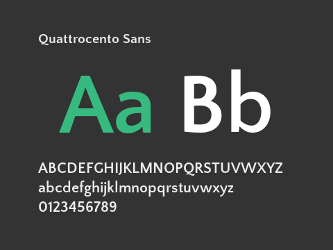 Quattrocento Sans