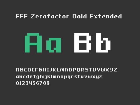 FFF Zerofactor Bold Extended