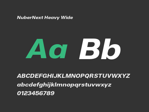 NuberNext Heavy Wide