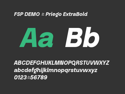 FSP DEMO - Priego ExtraBold