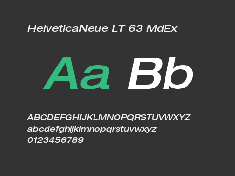 HelveticaNeue LT 63 MdEx