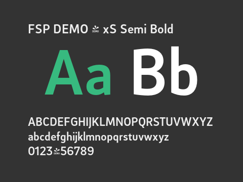 FSP DEMO - xS Semi Bold