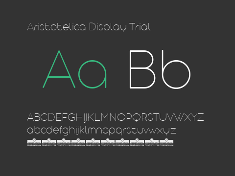 Aristotelica Display Trial