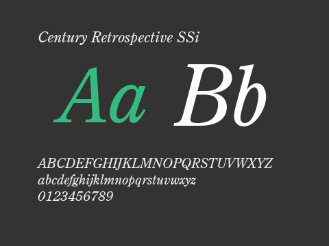 Century Retrospective SSi