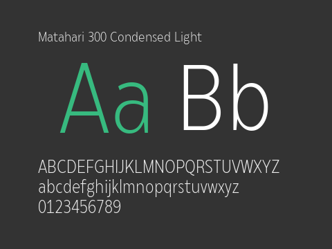 Matahari 300 Condensed Light