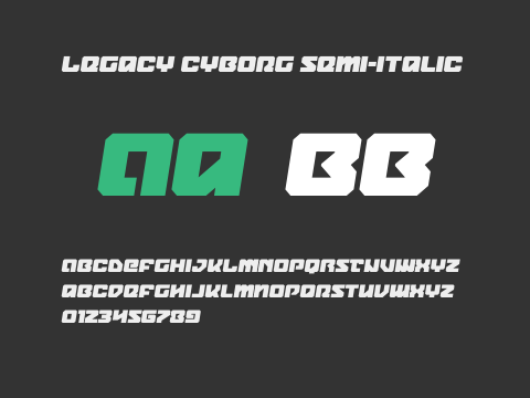 Legacy Cyborg Semi-Italic