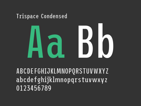 Trispace Condensed