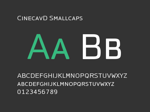 CinecavD Smallcaps