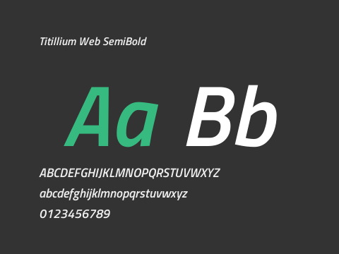 Titillium Web SemiBold