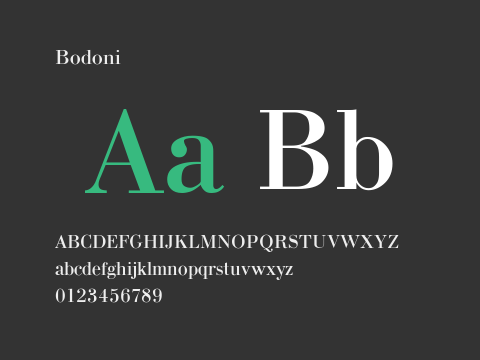 Bodoni