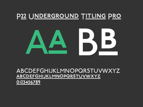 P22 Underground Titling Pro