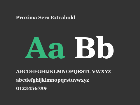 Proxima Sera Extrabold