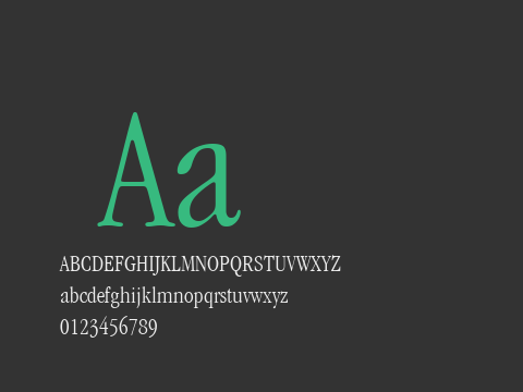 Garamond LT LightCondensed