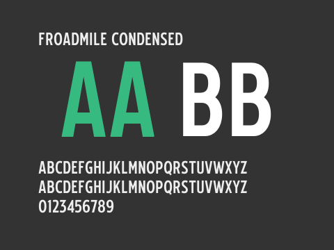 Froadmile Condensed