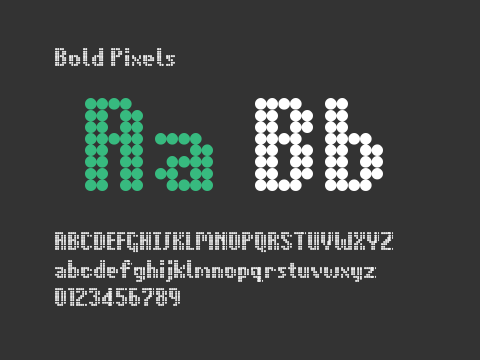 Bold Pixels