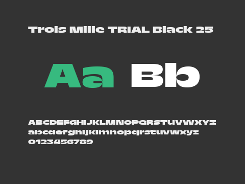 Trois Mille TRIAL Black 25