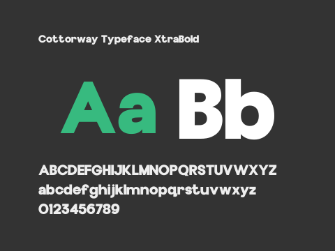 Cottorway Typeface XtraBold