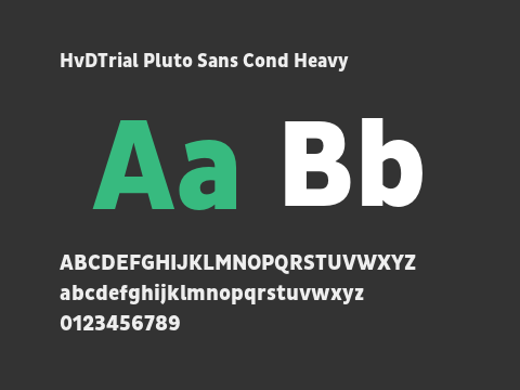 HvDTrial Pluto Sans Cond Heavy