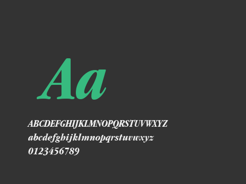 Garamond LT BookCondensed