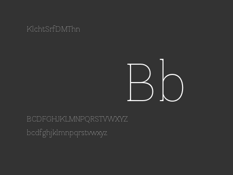 Kulachat Serif DEMO Thin