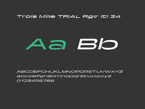 Trois Mille TRIAL Rglr Itl 34