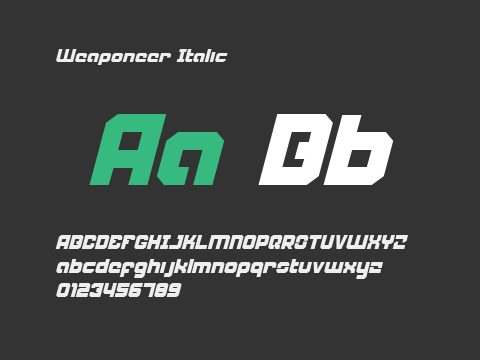 Weaponeer Italic