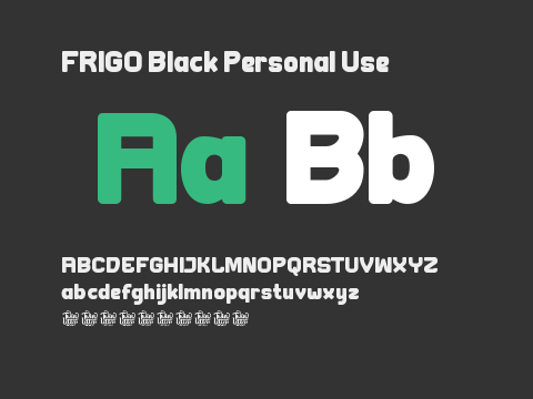 FRIGO Black Personal Use