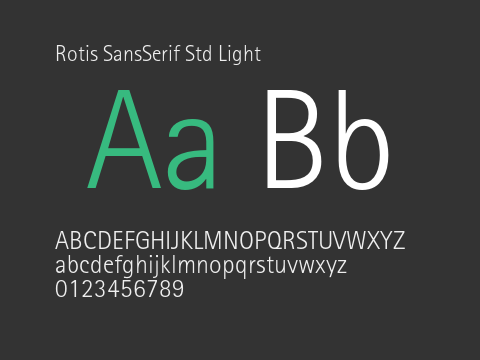 Rotis SansSerif Std Light