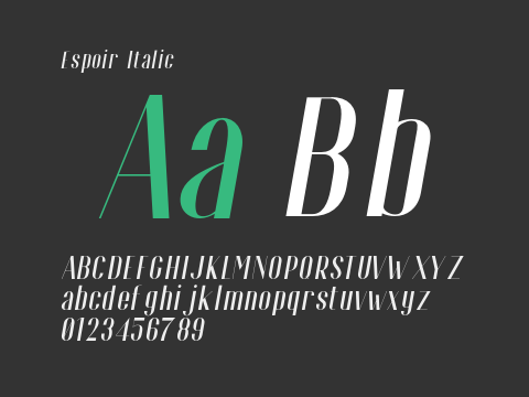 Espoir Italic