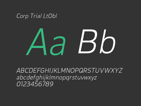 Corp Trial LtObl